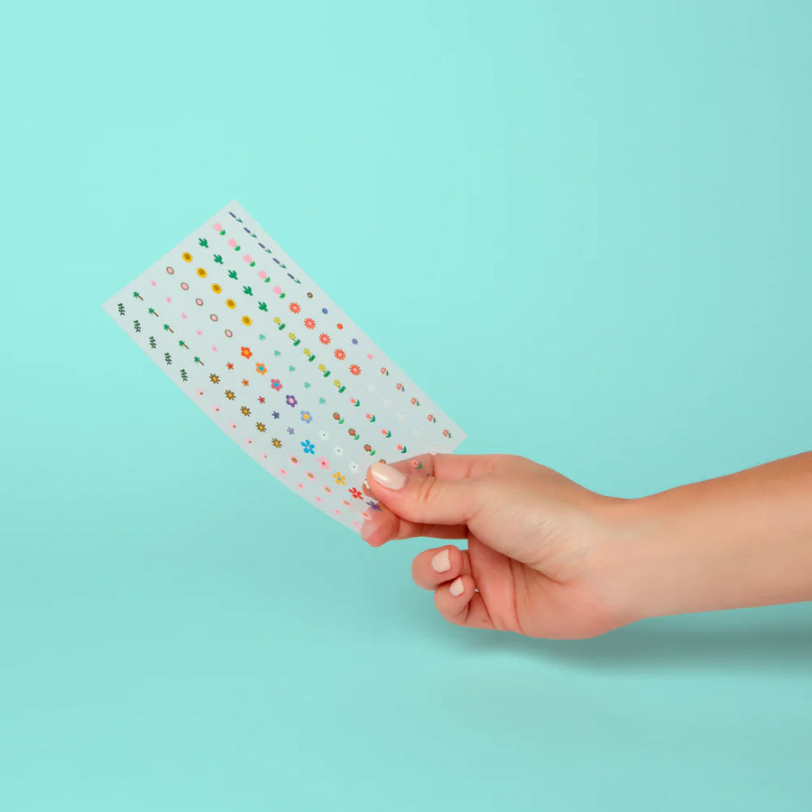 Flower Nail Stickers