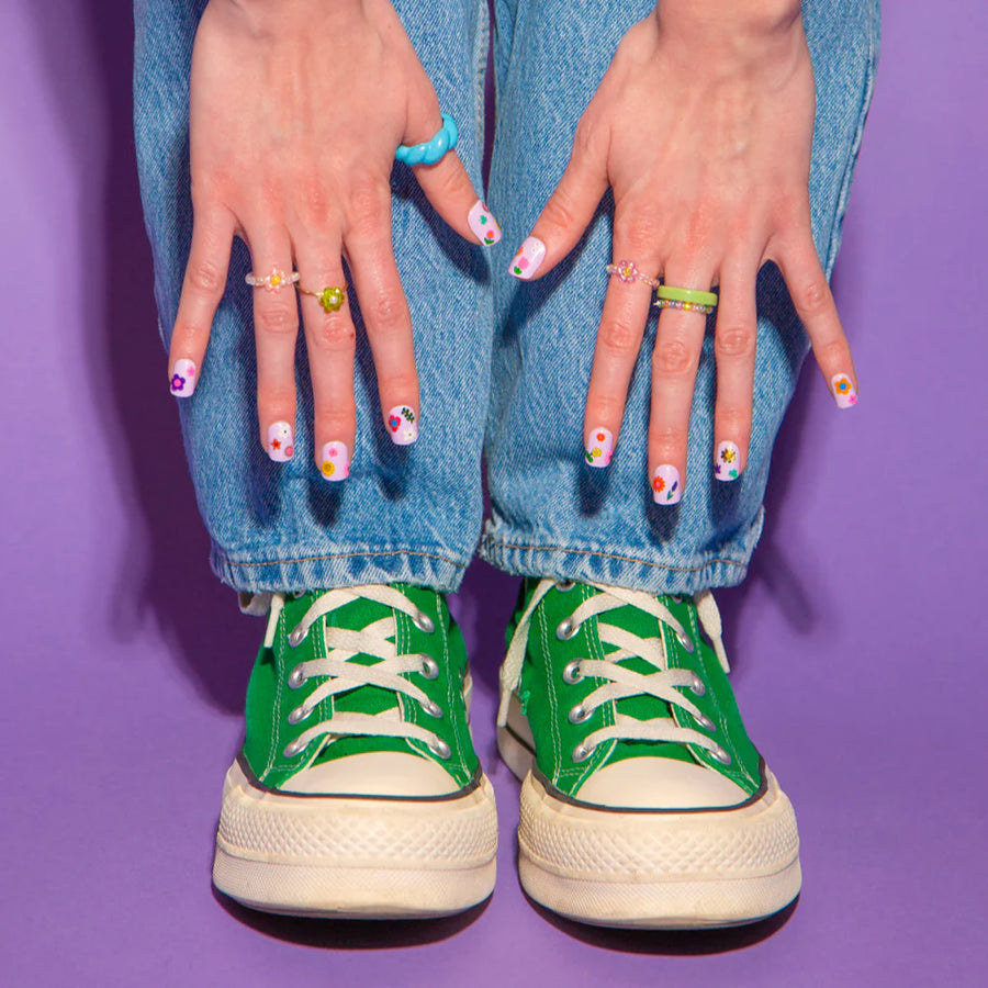 Flower Nail Stickers