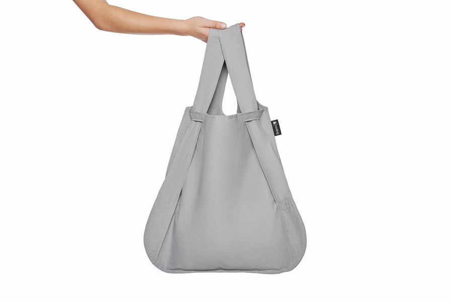 Gray convertible Tote Backpack