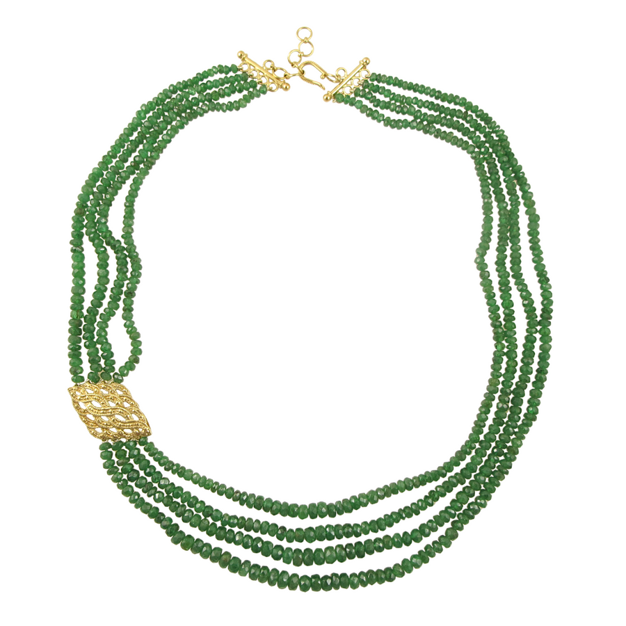 Basket of Grass Necklace