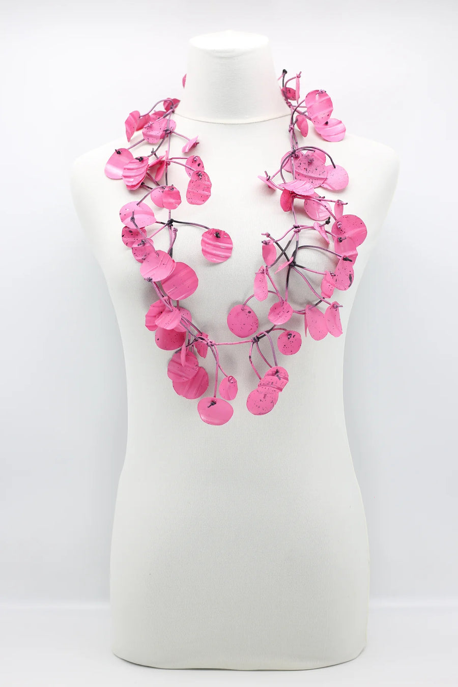 AQUA WATER LILY PINK NECKLACE LONG