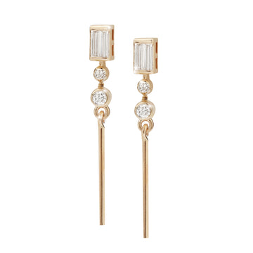 Nova Mini Melange Bar Earring