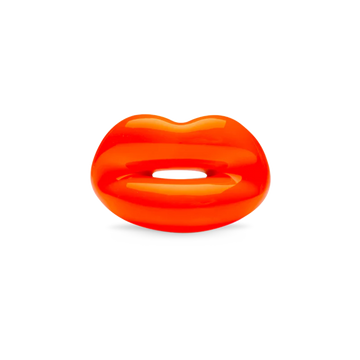 Hotlips Neon Orange Ring - Size 8