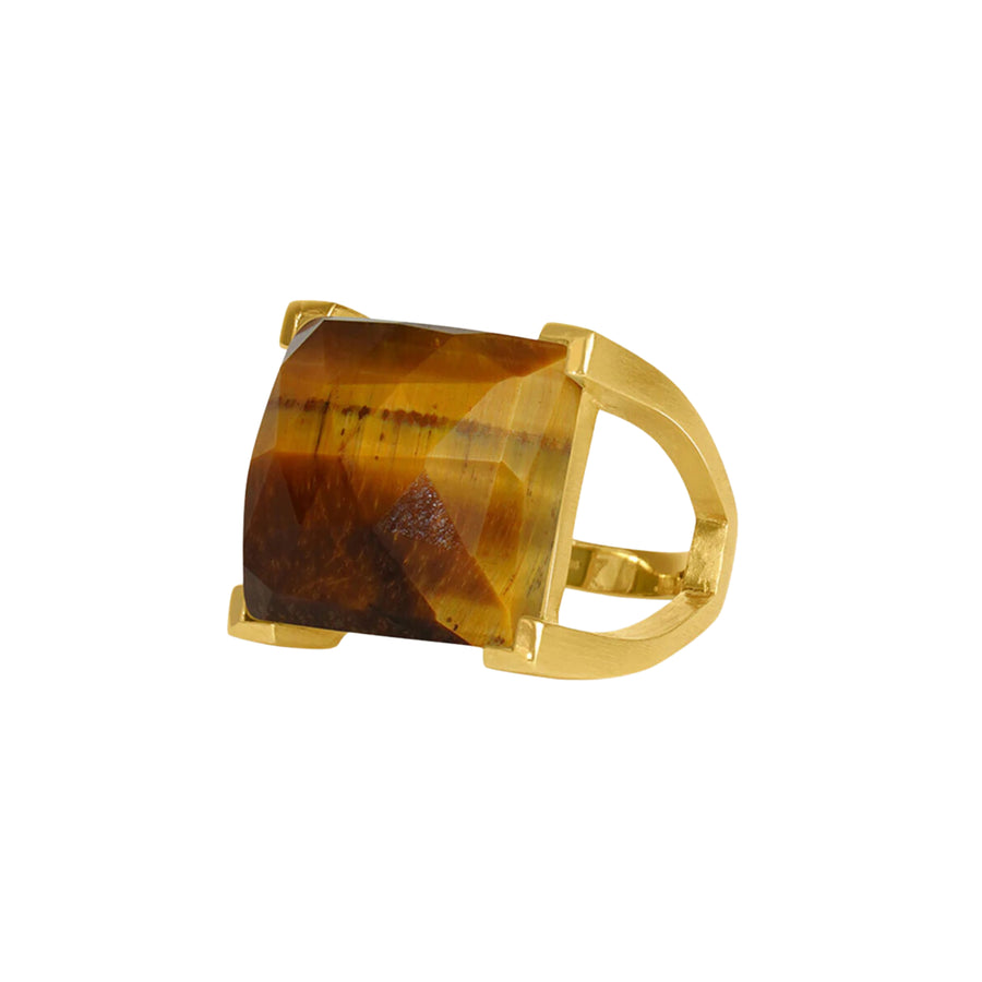 Tiger's Eye PLAZA RING - Size 8