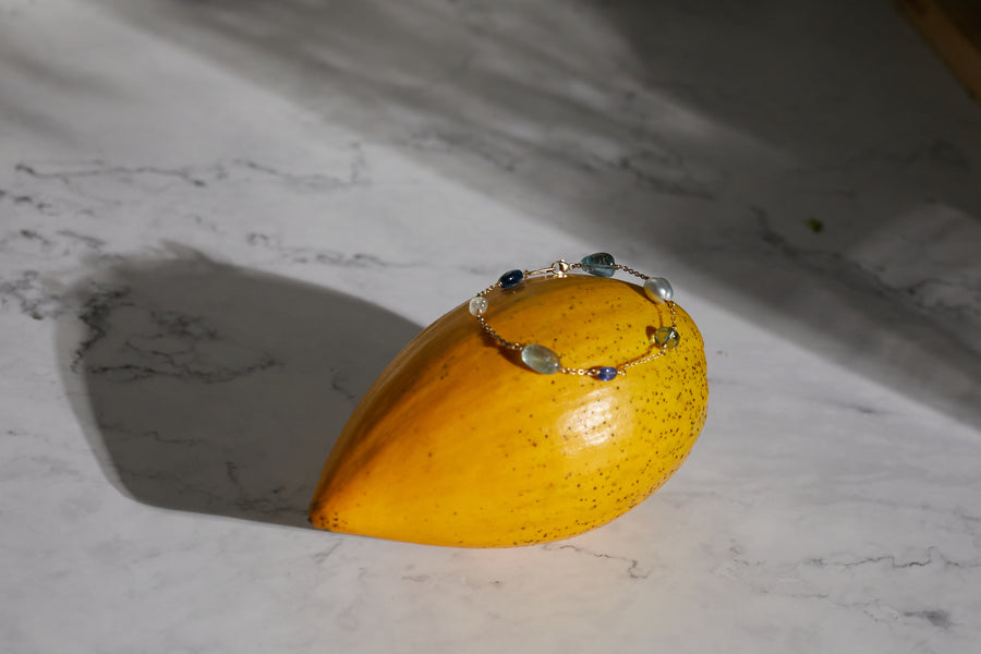 Moonstone Confetti Bracelet