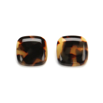 Tortoise Shell Lara Clip Earrings