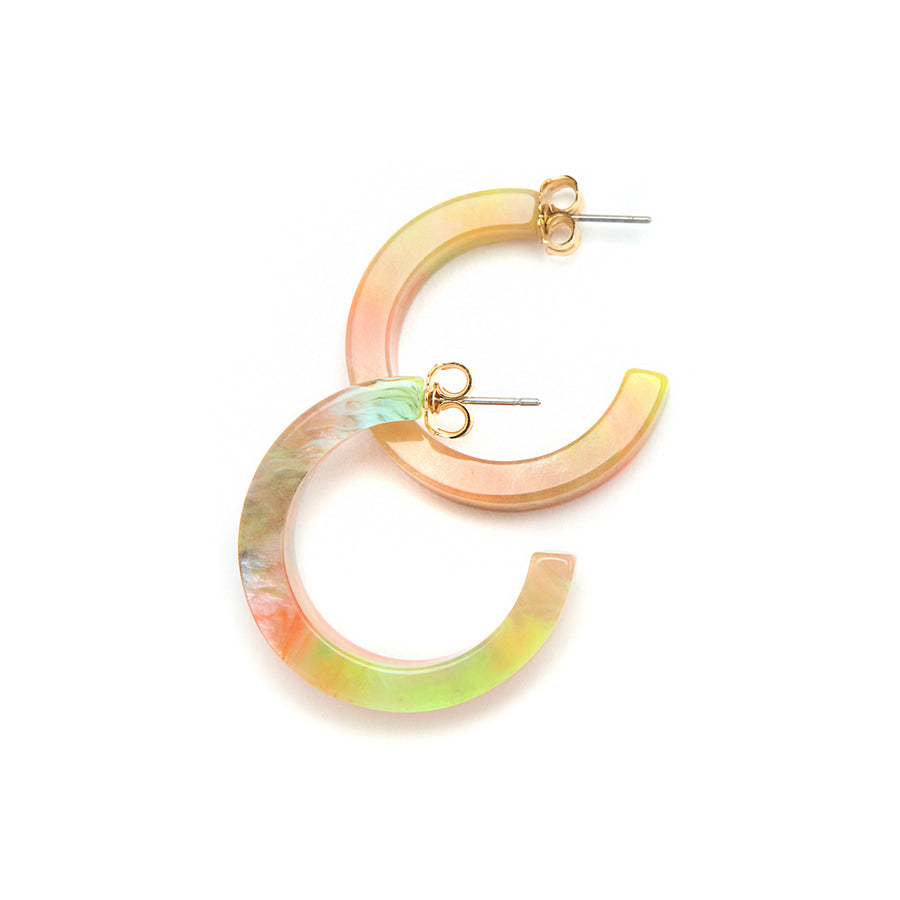 Fia Hoop Earrings - Lightning