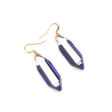 Florine Gem Earring - Royal Blue