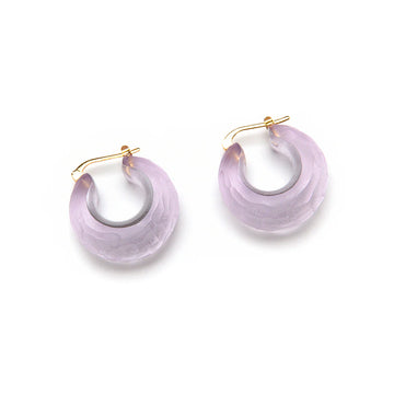 ICE MILA EARRING - LILAC