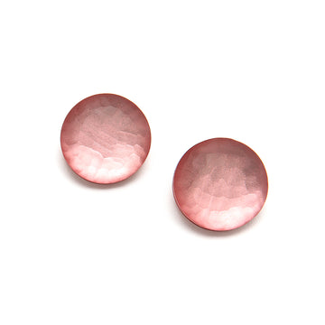 Ice Rosa Clip Earrings - Dusty Rose