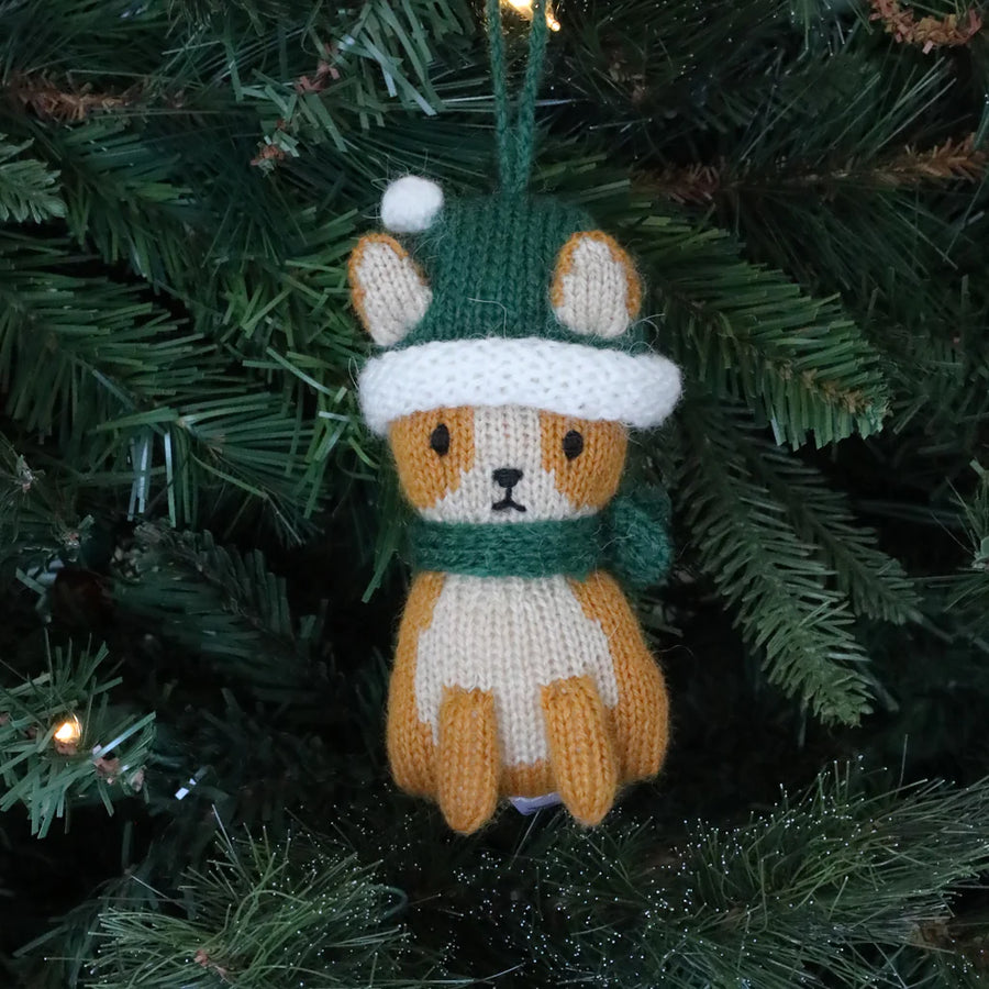 Puppy Ornament - Orange