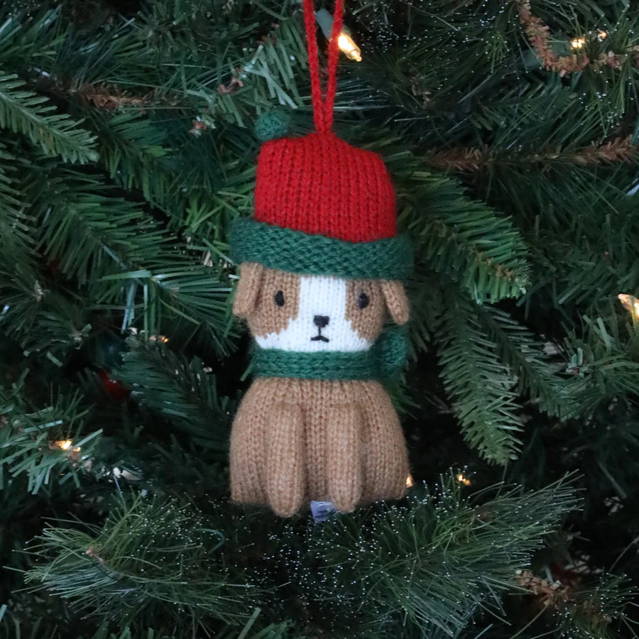 Puppy Ornament - Orange