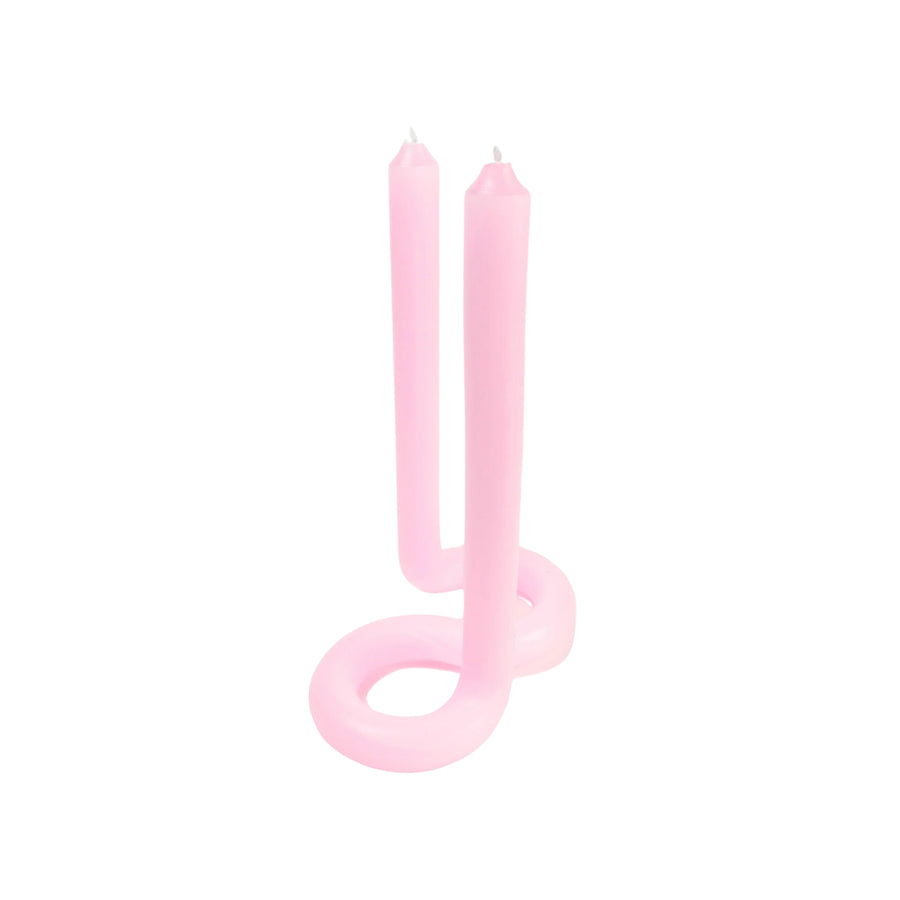 Twist Candle - Light Pink