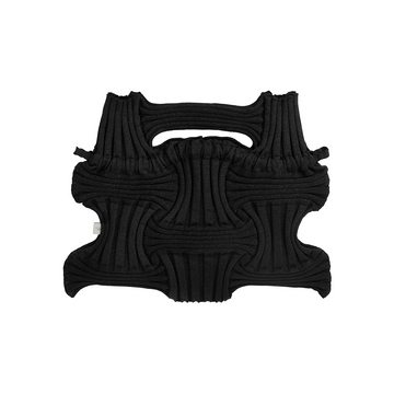 BIG BOW BAG - GLITTER BLACK