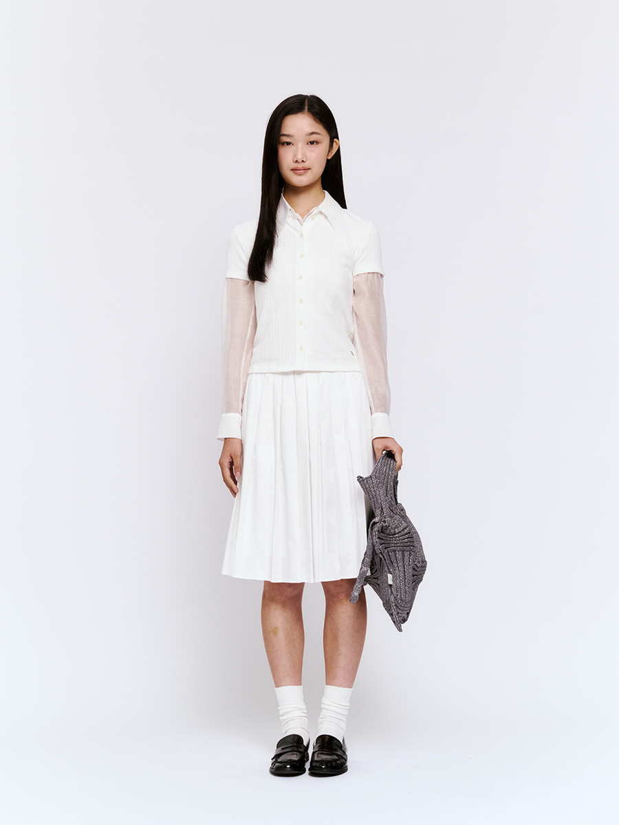 BIG BOW BAG - GLITTER STONE BROWN