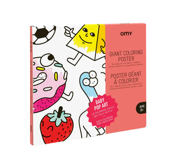 Baby Pop Art Giant Coloring Poster