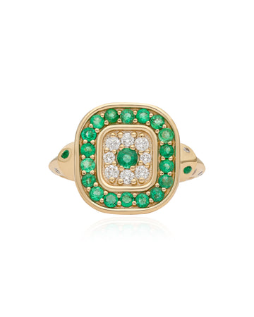 Pillow Talk Ring - Emerald