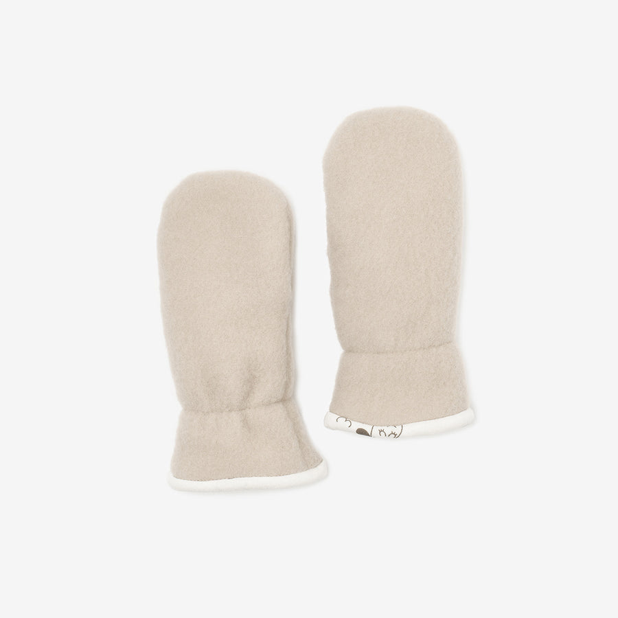 Children Mittens - Beige