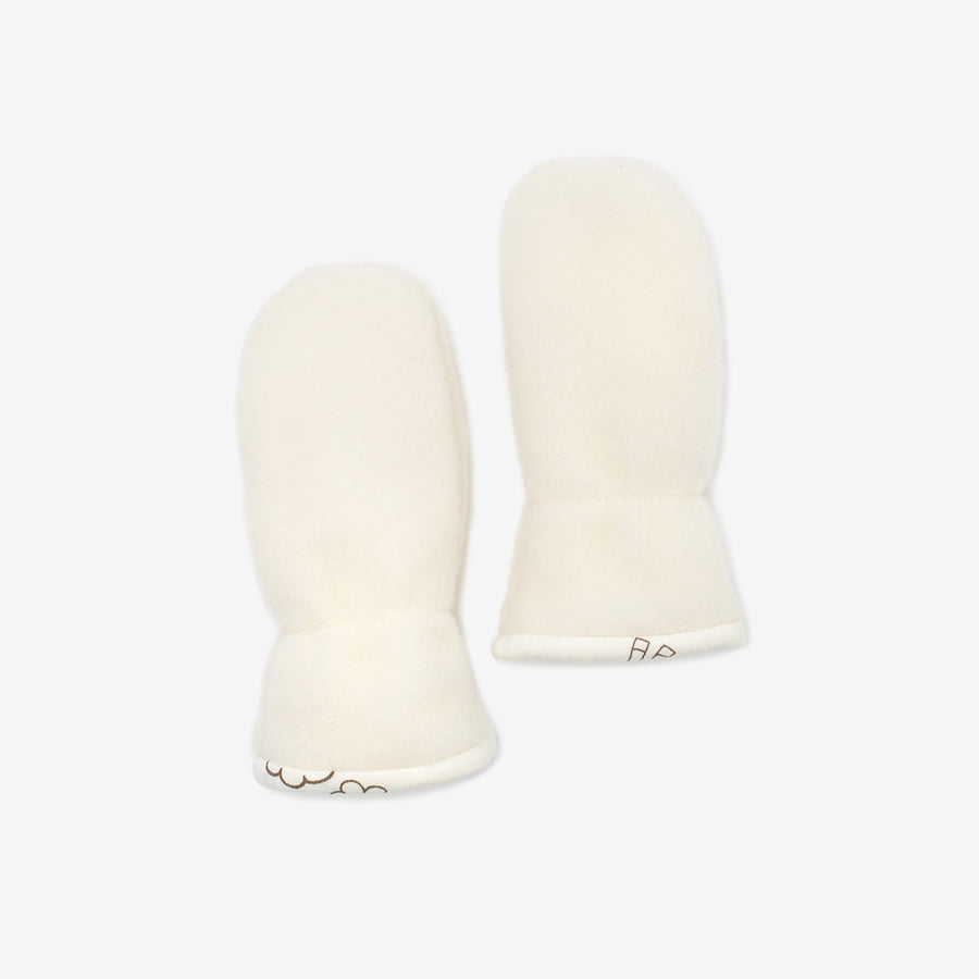 Children Mittens - Ecru