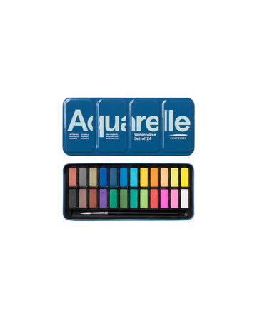 Watercolor - Aquarelle, set of 24