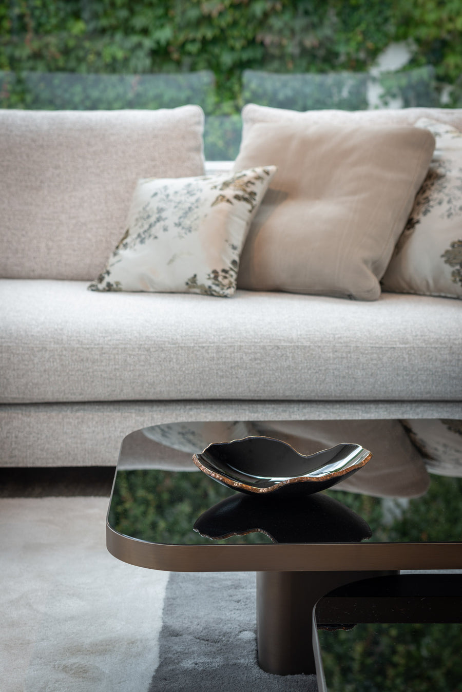 Mapa preto topo Bowl - bronze