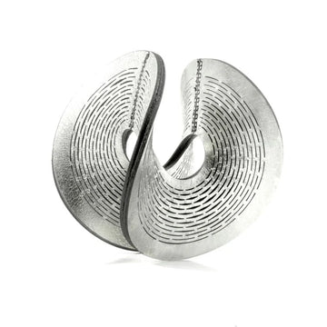 Silver Saddle Bangle