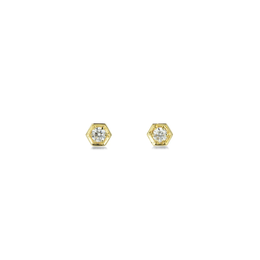 Regency White Diamond Studs