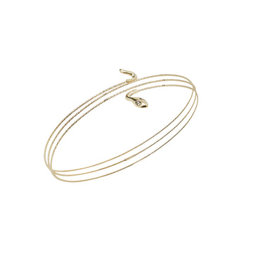 Serpentine Bracelet with Diamonds