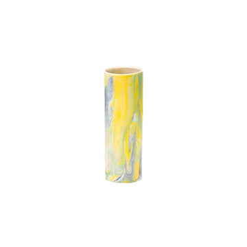 Medium Cylinder Vase- Marbled