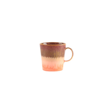 Small Espresso Cup - Camel/Salmon