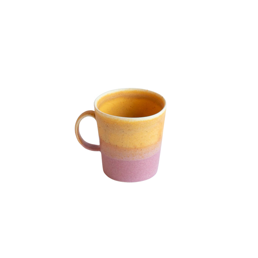 Small Espresso Cup - Dark Yellow/Mauve