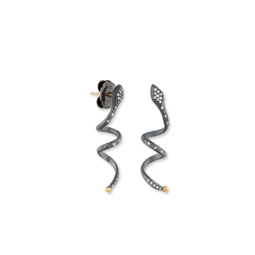Diamond SNAKE EARRINGS