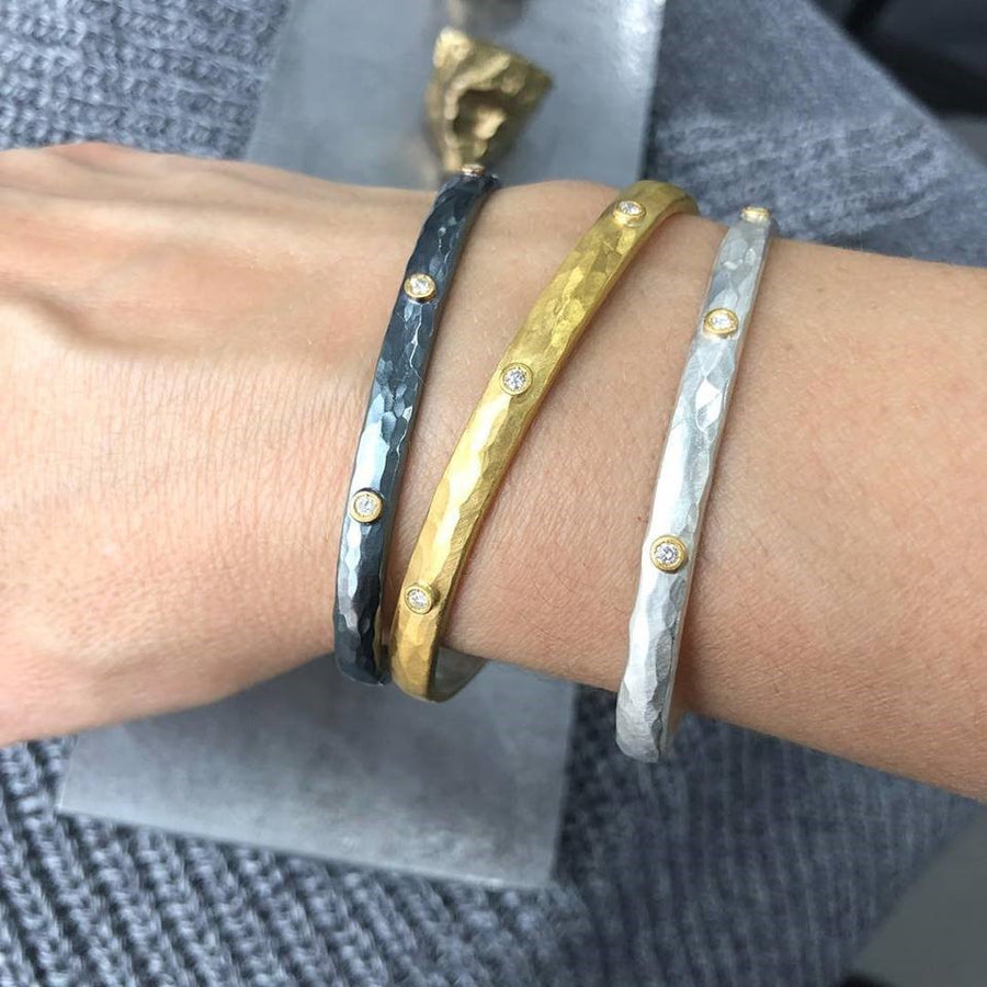 FUSION CUFF SILVER AND GOLD