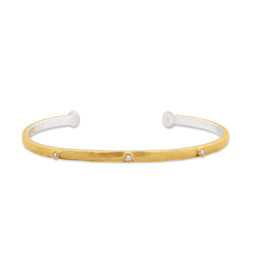 SIZE NEEDED 24K FUSION GOLD & STERLING SILVER BABY STOCKHOLM BRACELET