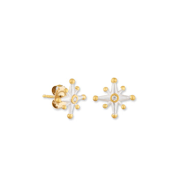 STARBURST DIAMOND STUDS
