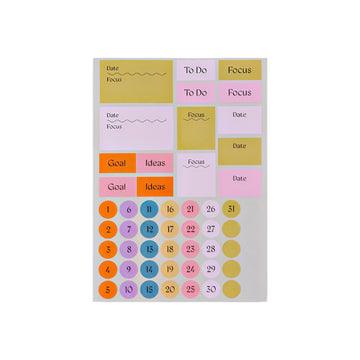 Organizer Sticker Set
