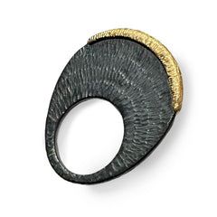Gold Edge Slice Ring