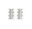 Zig Zag Silver Earrings
