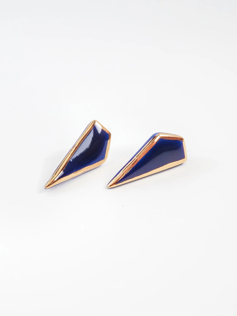 Shard Earrings - Blue