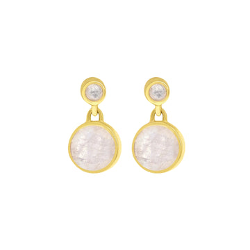 SIGNATURE MOONSTONE DROPLET EARRINGS