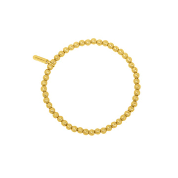 SIGNATURE SMALL BEADED  BRACELET - Gold