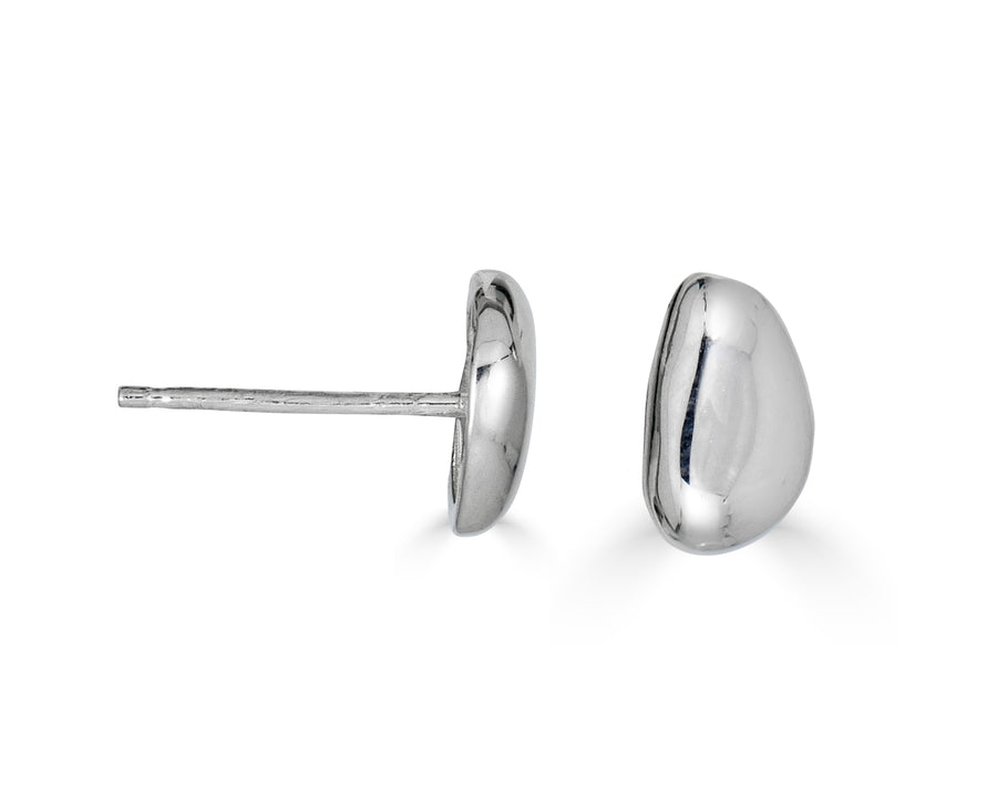 SMALL PEBBLE STUD EARRINGS