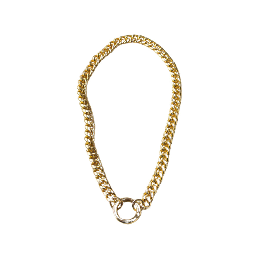 Flavia Necklace - 14K GP Brass