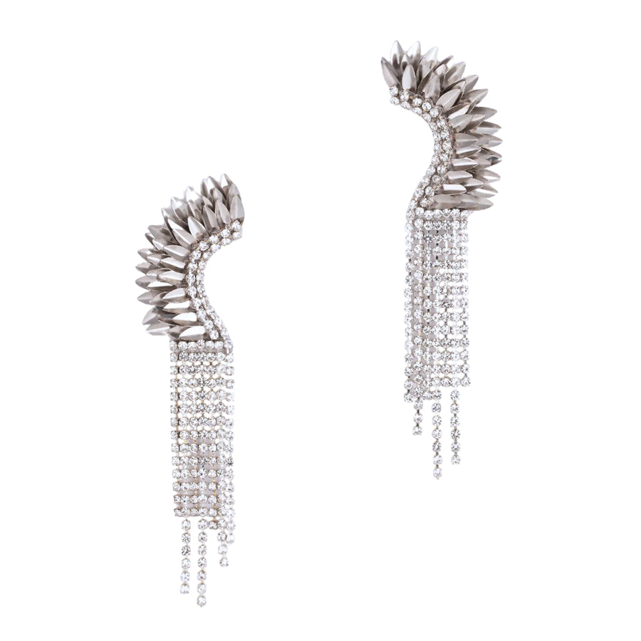 ESTELLA CHANDELIER EARRINGS - SILVER