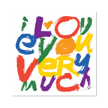 Love You Very Much - Corita Kent Sticker