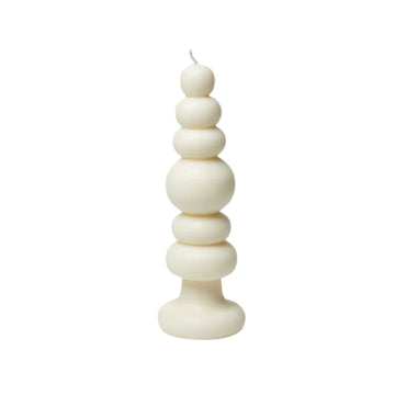 Knubby Candle - White
