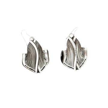 STIRRUP EARRINGS - SILVER