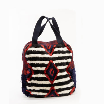Joan Jett Bag - Red/Blue