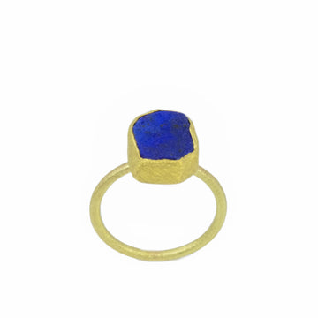 Square Rough Lapis Lazuli Band