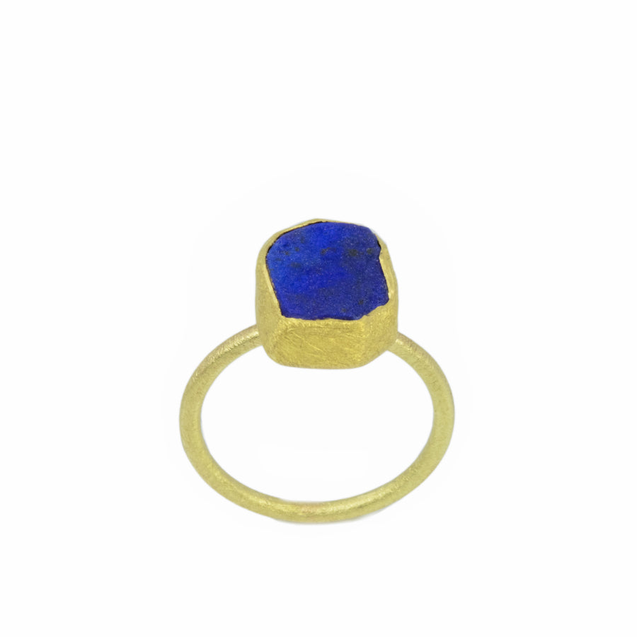 Square Rough Lapis Lazuli Band
